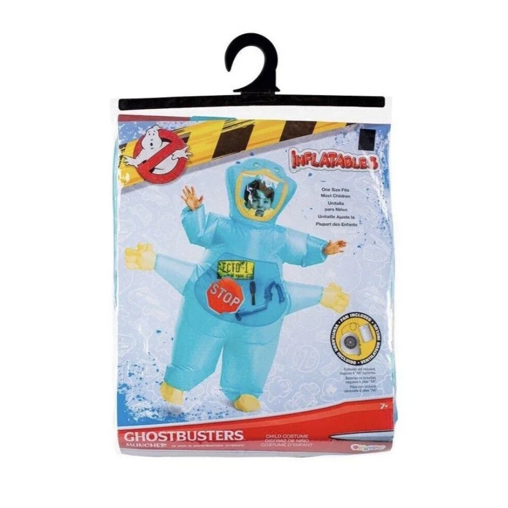 Inflatable Halloween Costume Ghostbusters Afterlife Muncher Monster Youth 7+ Fun - Picture 4 of 5